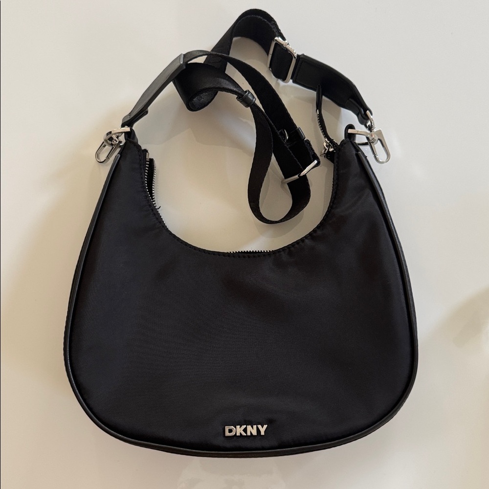 DKNY Sleek Black Shoulder Bag